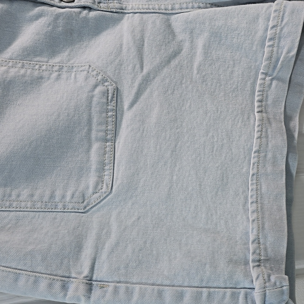 Kensie Jeans 14/32 High Rise Short Light Blue - Picture 5 of 9